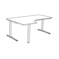 Desk Lewe LDS N24 Duo-L