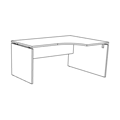 Desk Prawe PD N21 Duo-P