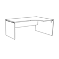 Desk Prawe PD N23 Duo-P