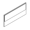 Partition wall - tapicerowany jednostronnie -  DPJ 01 Duo-L