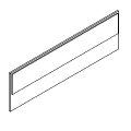 Partition wall - tapicerowany jednostronnie - DPJ 04 Duo-T