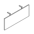Osłona przednia biurka  - płytowa -  DBLP 01 Duo-O