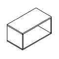 Schrank - nadstawka na kontener zamknięta - K1R1 18 Type-O