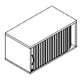 Storage - nadstawka na kontener jednostronna - K1Z1 Duo-A