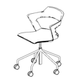Revolving chair Sky_Line SK 5R 2N Sky