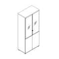 Schrank Witryna A5404WZ Crystal