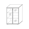 Storage Szklany front  szkło mleczne  - PROFI PREMIUM RMP-6 Sky