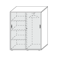 Schrank  - ubraniowa - PROFI RL-9 Sky Premium