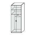 Schrank  - ubraniowa - PROFI MAX MTX-18 Sky