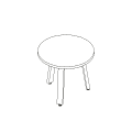 Table Niski PLF60 Conference furniture