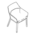 Visitor chair  Chic 20HW Chic