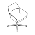 Visitor chair  Chic 20F Chic