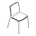 Visitor chair  Com K32H Com