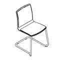 Visitor chair  Com K32V1 Com