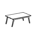 Table  Fin stolik D - drewno Fin