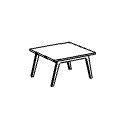 Tische  Fin stolik M - drewno Fin