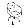 Revolving chair  UFP7K Ovo
