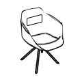 Krzesło dostawne  UFP9 Tack