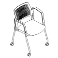 Krzesło dostawne  KY 260 1N Kyos