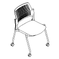 Krzesło dostawne  KY 261 1N Kyos