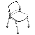 Krzesło dostawne  KY 261 3N Kyos