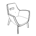 Armchair  UM W 702 UMM