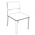 Visitor chair Chic Air Chic C21HW Chic Air