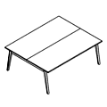 Desk Blat podwojny o głębokości 160cm (bez szczeliny) TUN A226-X Tundra