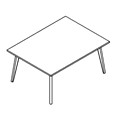 Conference table  TUN PB122-X Tundra