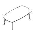 Conference table  TUN R124-X Tundra