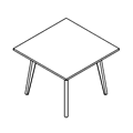 Table - kwadratowy -  TUC K101-X Tundra
