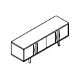 Schrank Komoda 1 OH - 2 x dzrwi plytowe TUN K122 Tundra