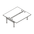 Schreibtisch Bench z elektryczna  regulacja  wysokosci - skok 650 mm BOD618 Ogi Drive