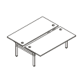 Desk Bench z elektryczna  regulacja  wysokosci - skok 650 mm BOD618 Ogi Drive