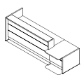 Lada recepcyjna  LAV231L Valde