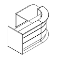 Lada recepcyjna  LAV1411L Valde