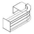 Lada recepcyjna  LAV145L Valde