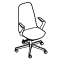 Revolving chair  LM 102 Lumi