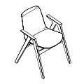 Krzesło dostawne  LM W 721P Stoliki TB