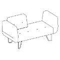 Office sofa U_floe UF 2210 Office sofas