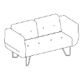 Office sofa  UF 2211 U_floe