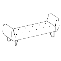 Sofa biurowa U_floe UF 32000 U_floe