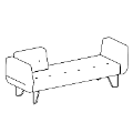 Office-Sofa U_floe UF 32100 U_floe