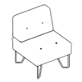 Armchair U_floe UF 101 Armchair