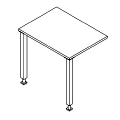 Ansatztische - montowana od przodu lub z boku biurka - KDP 01 Duo-O