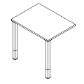 Dostawka do biurka  KDS 01 Duo-L
