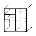 Kleiderschrank  AC-11 Arcadius