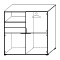 Kleiderschrank  AC-9 Sky Premium