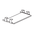 Akcesoria do biurka i panela dzielącego  - półka pod klawiaturę - KL 002 Duo-T