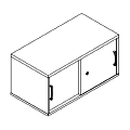 Schrank - nadstawka 1OH jednostronna - DU1P1 18 Kleiderschrank Duo Dekor